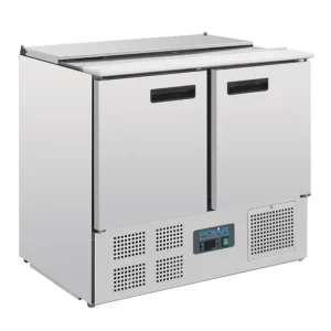 Meilleure Vente Saladette réfrigérée à capot - 2 portes GN 1/1 Série G | Polar - G606
