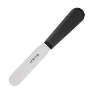 Couteau spatule à lame droite noir 100mm | Hygiplas - D401 Édition Limitée