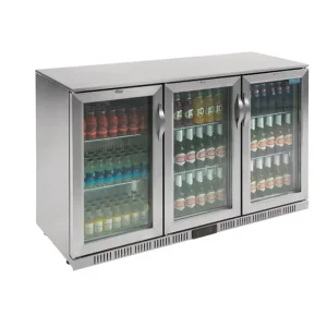 Commander Vite Arrière-bar trois portes pivotantes Série G inox 330L | Polar - GL009