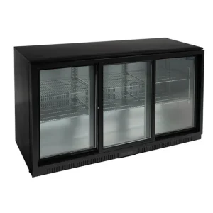 Affaire À Saisir Arrière-bar trois portes coulissantes Série G noir 320L | Polar - GL013