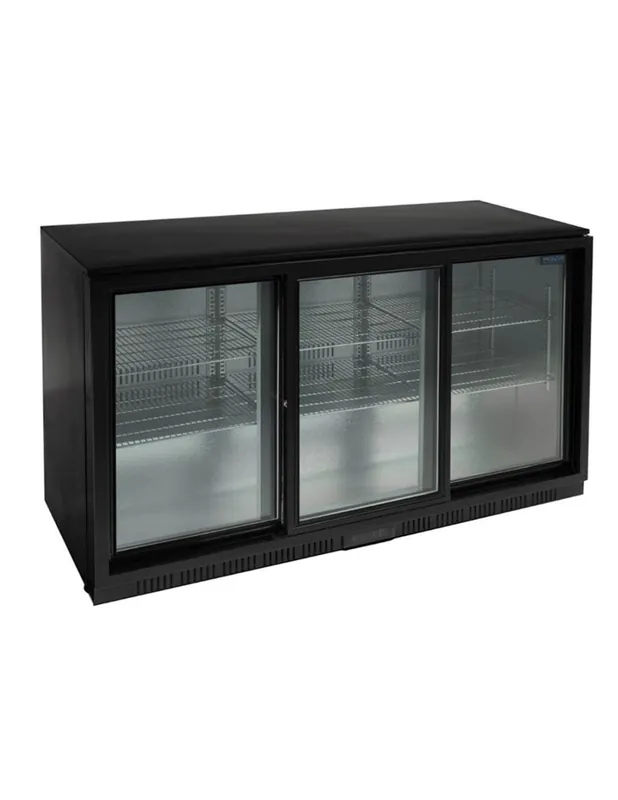 Affaire À Saisir Arrière-bar trois portes coulissantes Série G noir 320L | Polar - GL013