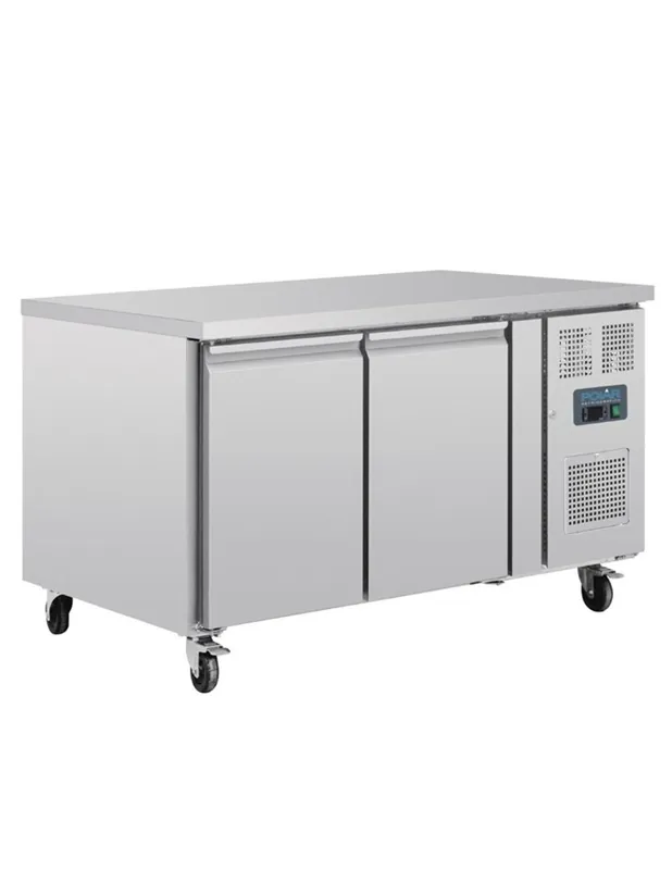 Solde Tour pâtissier réfrigéré 2 portes avec plan de travail en inox - P800 mm Série U | Polar - UA083