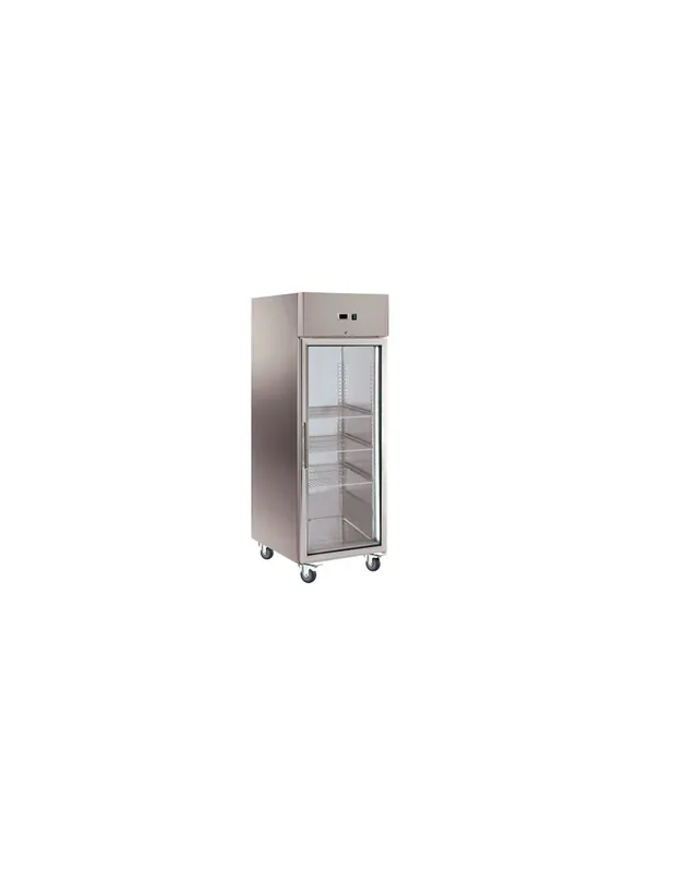 Livraison Mondiale Armoire réfrigérée 650 litres GN 2/1 - 1 porte vitrée | L2g - GN650TNG