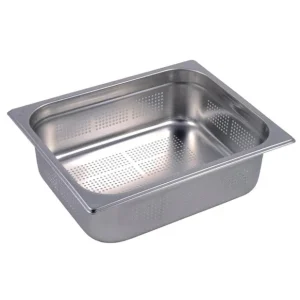 Nouvelle Collection Bac inox 304 perforé GN1/2 100mm | Gastro m - GR730