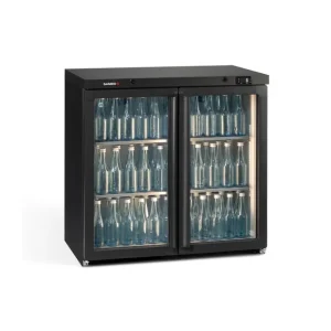 Arrière-bar 2 portes battantes vitrées 215L - H 900mm | Gamko - MG3/250G Nouveauté