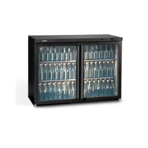 Arrière-bar 2 portes battantes vitrées 289L - H 900mm | Gamko - MG3/275G Prix Cassé
