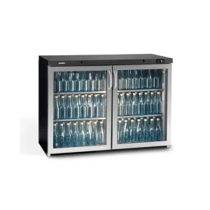 Arrière-bar 2 portes battantes vitrées 289L - H 900mm | Gamko - MG3/275GCS Offre Exclusive