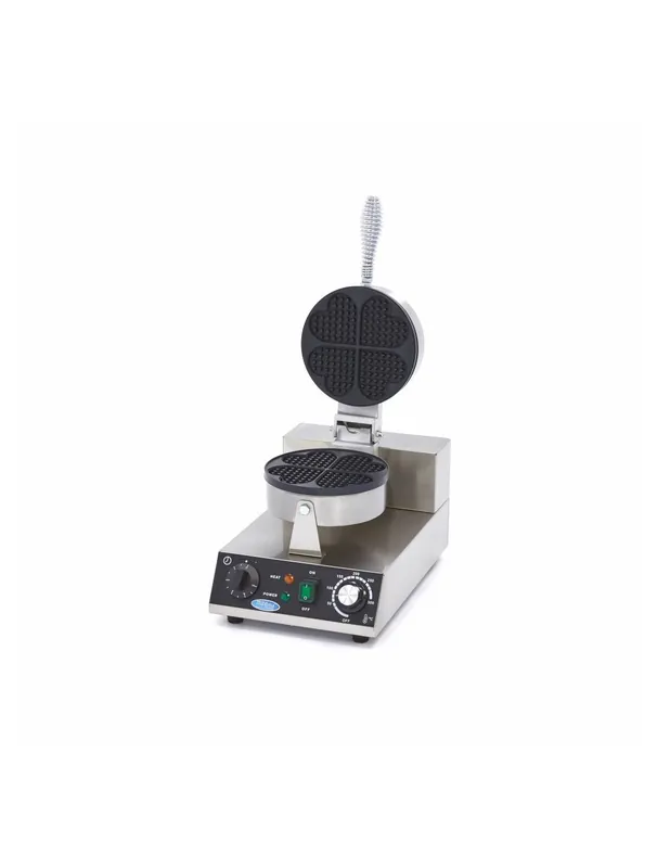 Gaufrier électrique simple 4 gaufres coeurs | Maxima - 09365100 Dernier Modèle