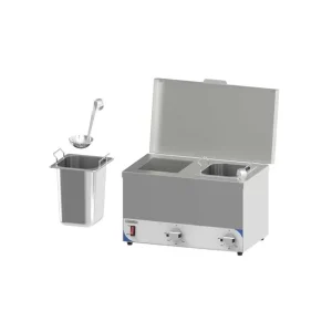 Bain-marie à sauce compact 2 cuves | Casselin - CBMSC2H Meilleur Prix