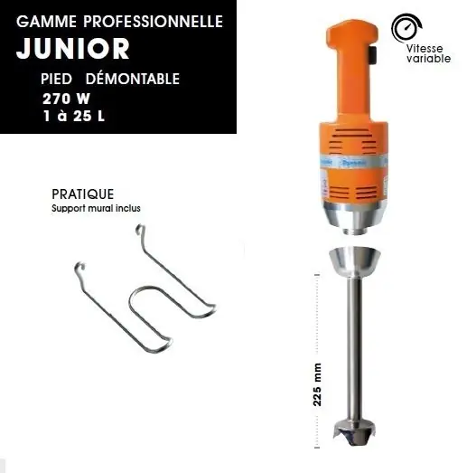 Super Prix Mixer Junior Plus Pied démontable