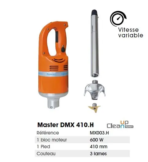 Mixer Master DMX410.H Pied démontable - Bloc moteu Authentique