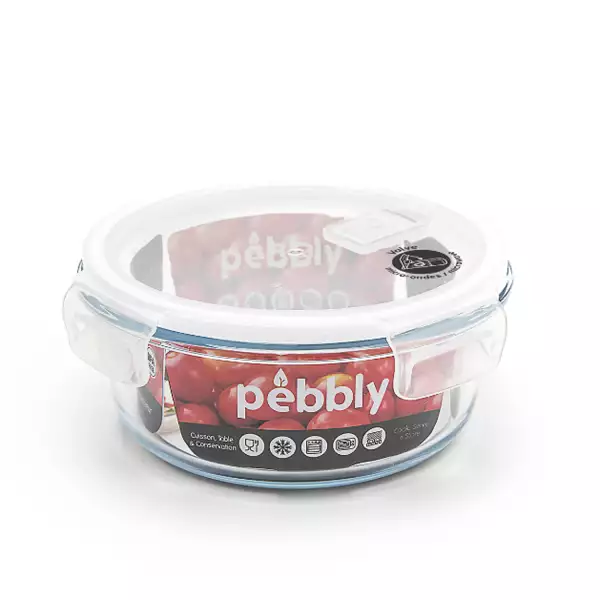 Offre Exclusive Boîte Hermétique Ronde en Verre Pebbly