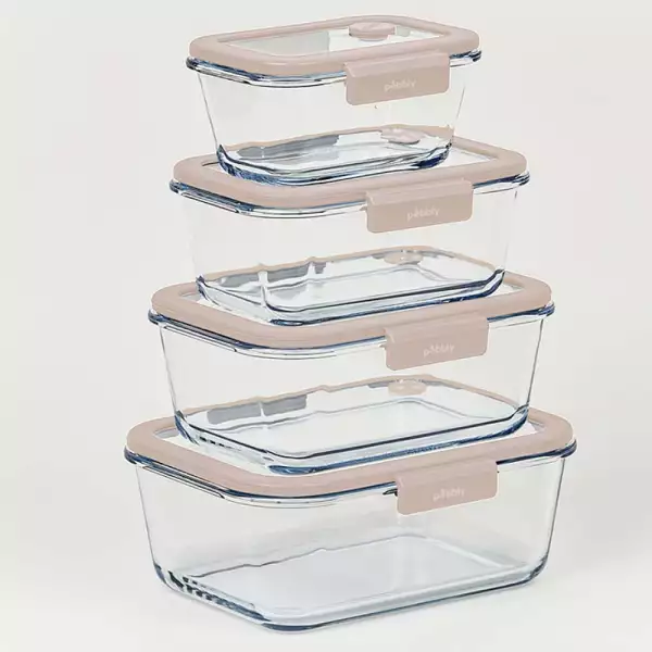 Boîte en verre Hermétique avec valve Pebbly Dernière Chance