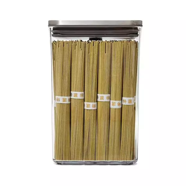 Boîte Pop Steel 2,6 Litres couvercle inox Oxo Nouveauté