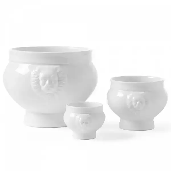 Soupière Tête de Lion Porcelaine Hendi Retour Gratuit