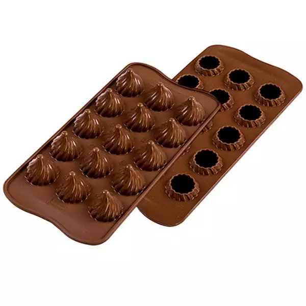 Moule Chocolat Flamme Silikomart Certifié