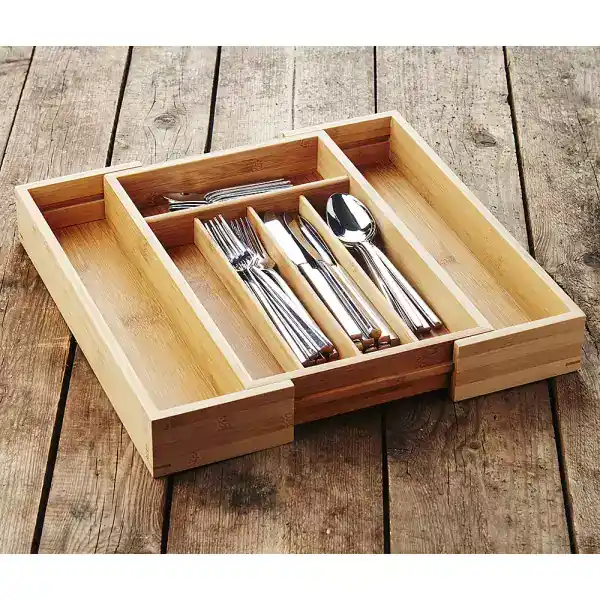 Range Couverts Modulable en Bambou Point Virgule Offre Spéciale