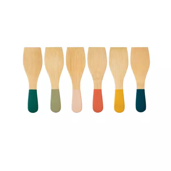 Remise Spatules à raclette en bambou Pebbly