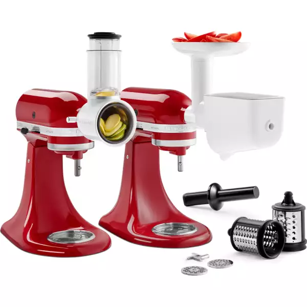 Kit 3 accessoires hachoir + tranchoir + passoire à fruits Kitchenaid Promotion