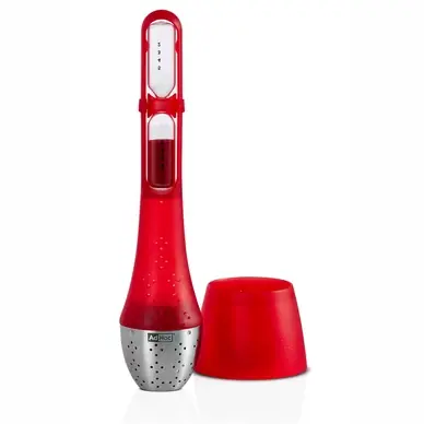 Passoire à Thé AdHoc Santea avec Sablier Rouge 21,5 cm Bon Plan