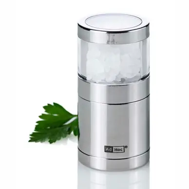 Moulin à Poivre et Sel AdHoc Basso Shiny Acier Inoxydable Bon Plan