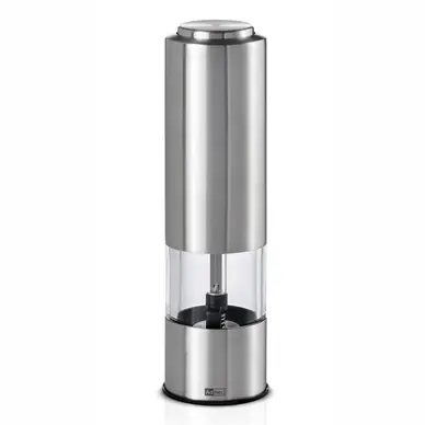 Moulin à Poivre et Sel Adhoc Electrique avec LED Acier Inoxydable 19 cm Quantité Limitée