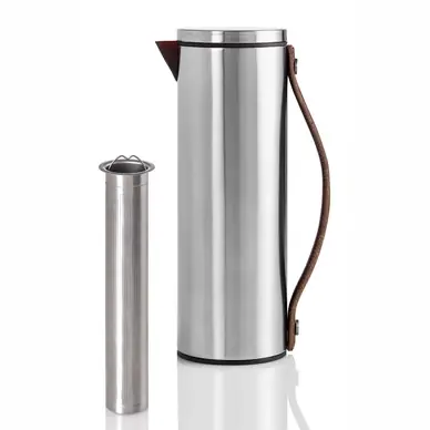 Commander Vite Carafe Isotherme AdHoc Loft avec Filtre à Thé Inclus Argent