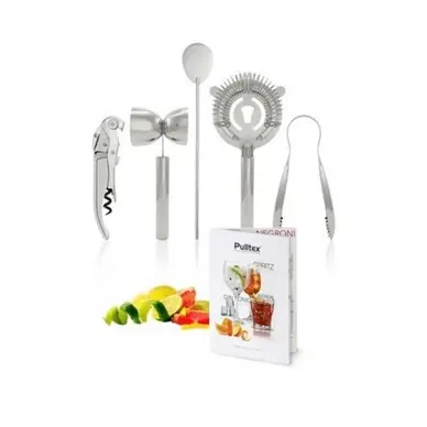 Super Prix Set à cocktail Pulltex Gin Tonic Acier Inoxydable (6- pièces)