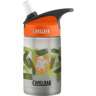 Gourde Isotherme CamelBak Eddy Kids Vacuum Insulated RVS Wolf Camo 0,35L Fait Main