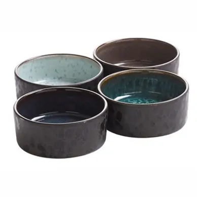 Édition Limitée Ramequin Bitz Mini Black Blue (4-pièces)