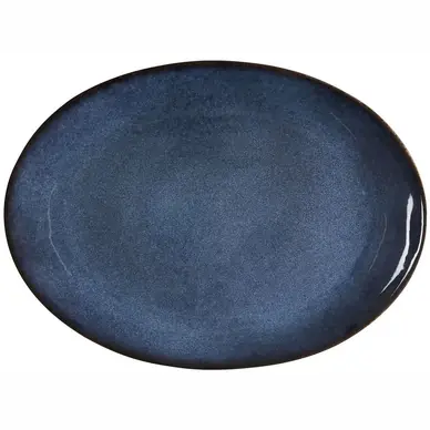 Expédié Aujourd’hui Assiette Bitz Oval Black Darkblue45x34 cm