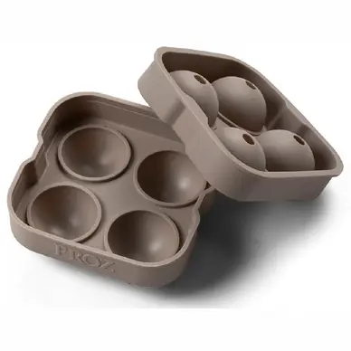 Livraison Mondiale Bac à Glaçons Bitz Sphere Mould Grey