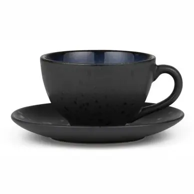 Tasse à Café Bitz Gastro Black Blue Retour Gratuit