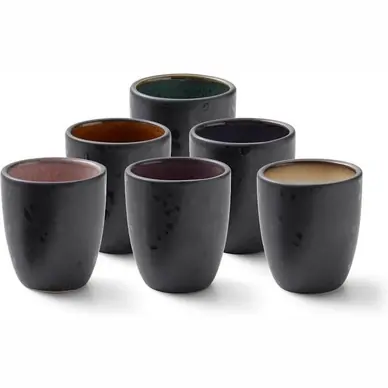 Tasse à Expresso Bitz Black Assorti (6 Pièces) Usine Directe
