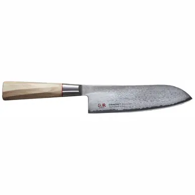 Solde Couteau Santoku Suncraft Senzo Twisted 17 cm
