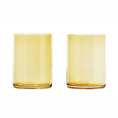 Verre Tumbler Blomus Mera Dull Gold 6,8 cm (Set de 2) Vente Flash