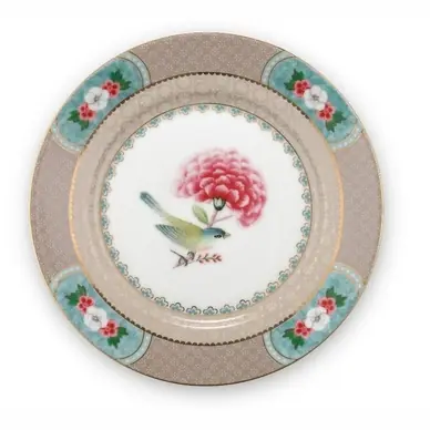 Assiette à Gâteaux PiP Studio Blushing Birds Khaki (17 cm) Livraison Express