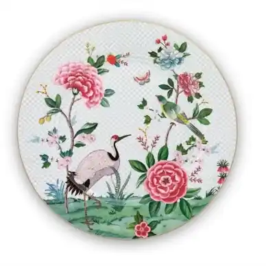 Nouvel Arrivage Assiette Présentation PiP Studio Blushing Birds White (32 cm)