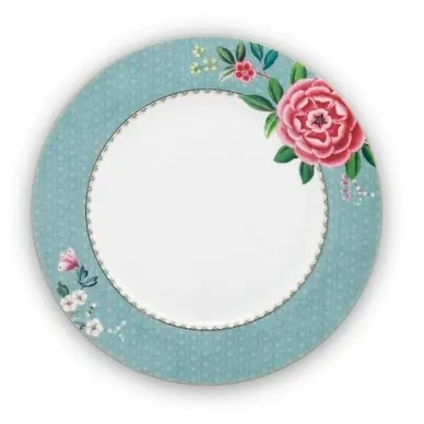 Assiette à Dîner PiP Studio Blushing Birds Blue (26,5 cm) Meilleure Qualité