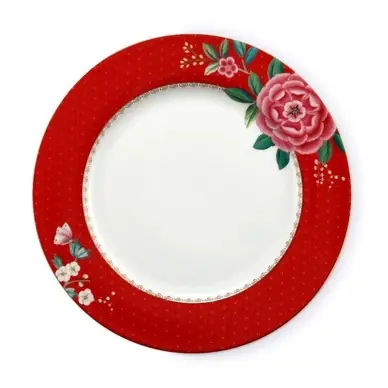 Nouveauté Assiette à Dîner PiP Studio Blushing Birds Red (26,5 cm)