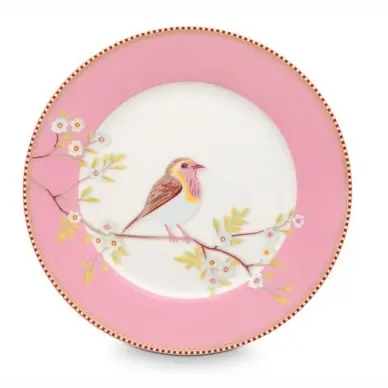 Assiette PiP Studio Floral Rose (21 cm) Édition Limitée