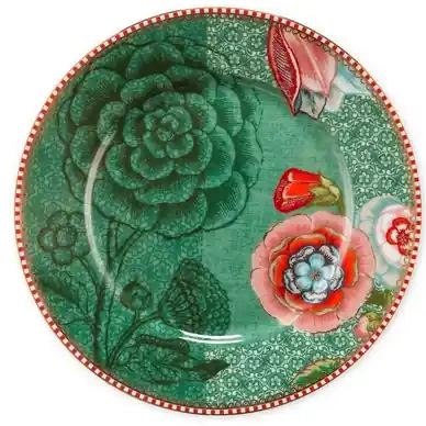 Top Qualité Assiette à Gâteaux PiP Studio Spring to Life Green (17 cm)