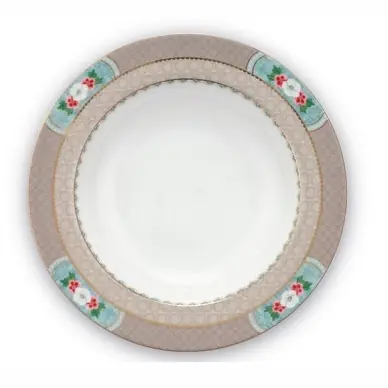 Usine Directe Assiette à Soupe PiP Studio Blushing Birds Khaki (21,5 cm)