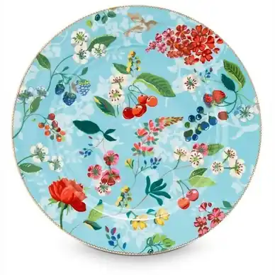 Populaire Assiette Présentation PiP Studio Floral Blue (32 cm)