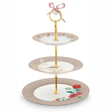 Serviteur PiP Studio Floral Khaki (One Size) Livraison Mondiale
