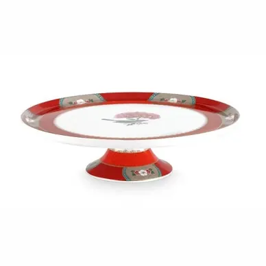 Premium Présentoir à gâteaux PiP Studio Blushing Birds Red (30.5 cm)