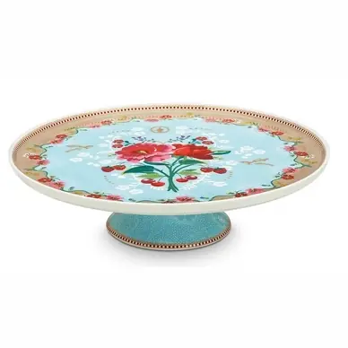 Seulement Aujourd’hui Présentoir à Gâteau PiP Studio Floral Khaki (30,5 cm)