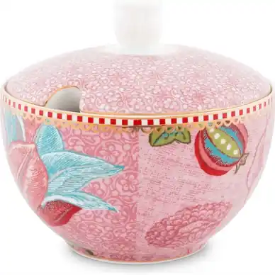 Sucrier PiP Studio Spring to Life Pink Pas Cher