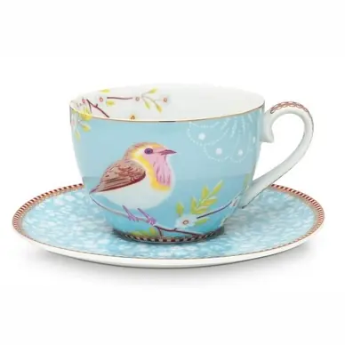 Retour Gratuit Tasse à Café PiP Studio Floral Blue (280 ml)