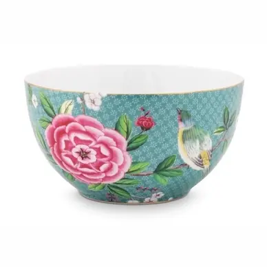 Prix Bas Bol PiP Studio Blushing Birds Blue (15 cm)